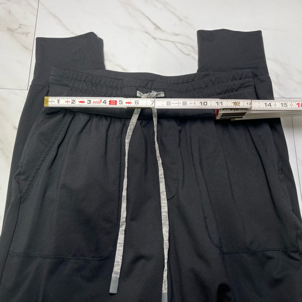 Varley Black Track Joggers with Drawstring - Picture 7 of 10